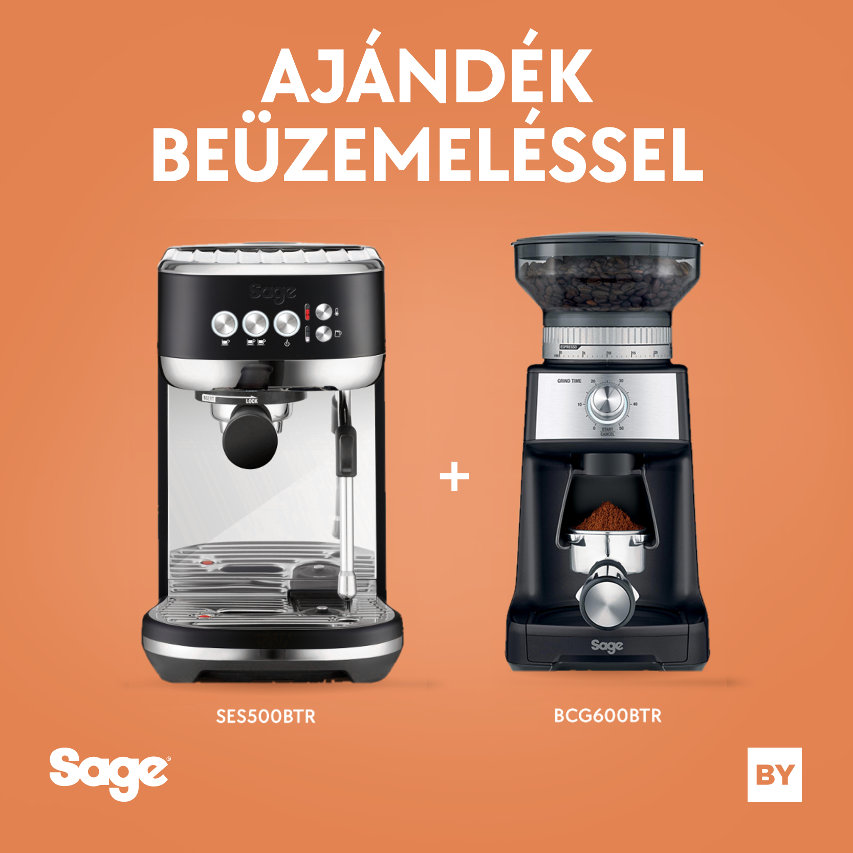 .nr1. - Sage Nyár ! -Sage SES500BTR - The Bambino®  Plus + Sage BGG600BTR -  the Dose Control™ Pro